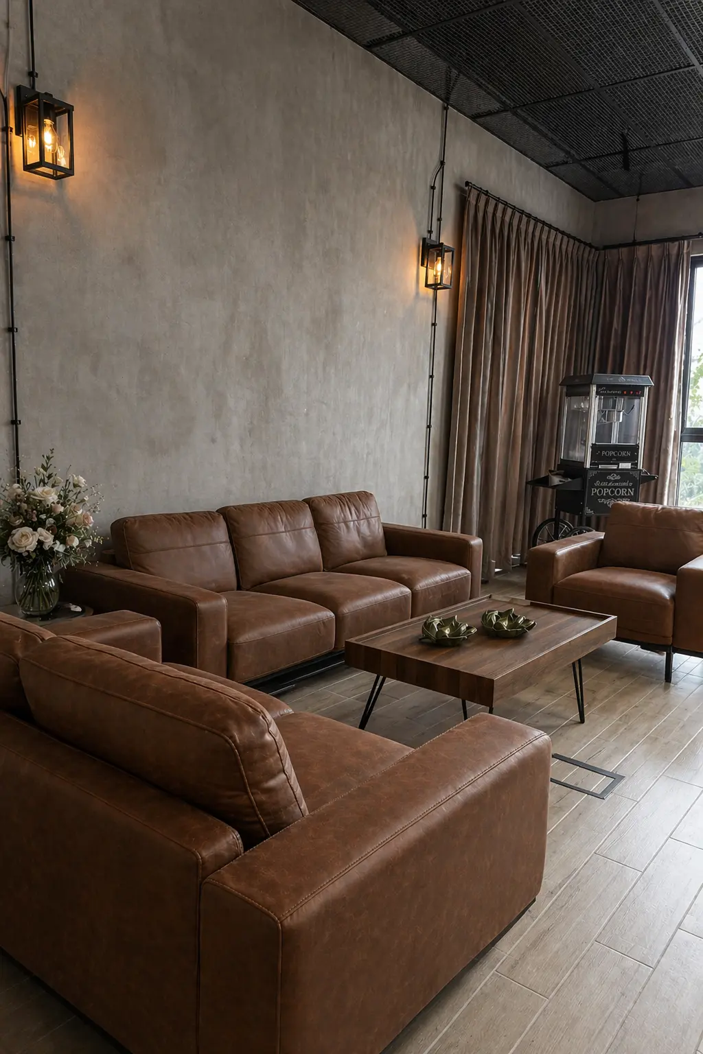 Strefa chillout w sali eventowej Masky